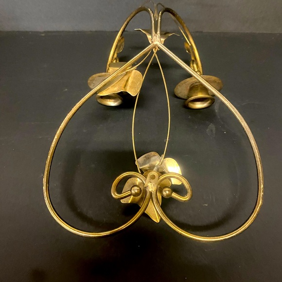 Beautiful Home Interior Gold Metal Wall Decor Candle Holders - Picture 6 of 9